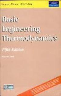 Image of Basic Engineering Thermodynamics