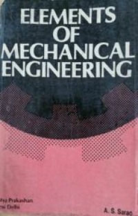 Image of Elements of mechanical engineering