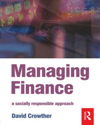 Image of Managing finance a socially responsible approach
