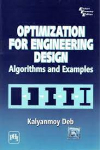 Image of Optimization for Engineering Design Algorithms and Examples