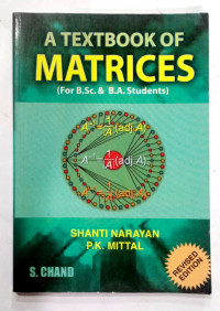 Image of A Textbook of Matrices