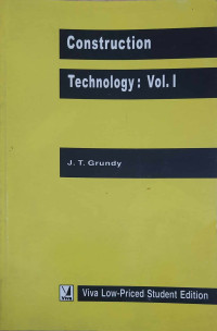 Image of Construction Technology Vol-I