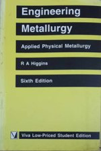 Image of Engineering Metallurgy part-1 applied physical metallurgy